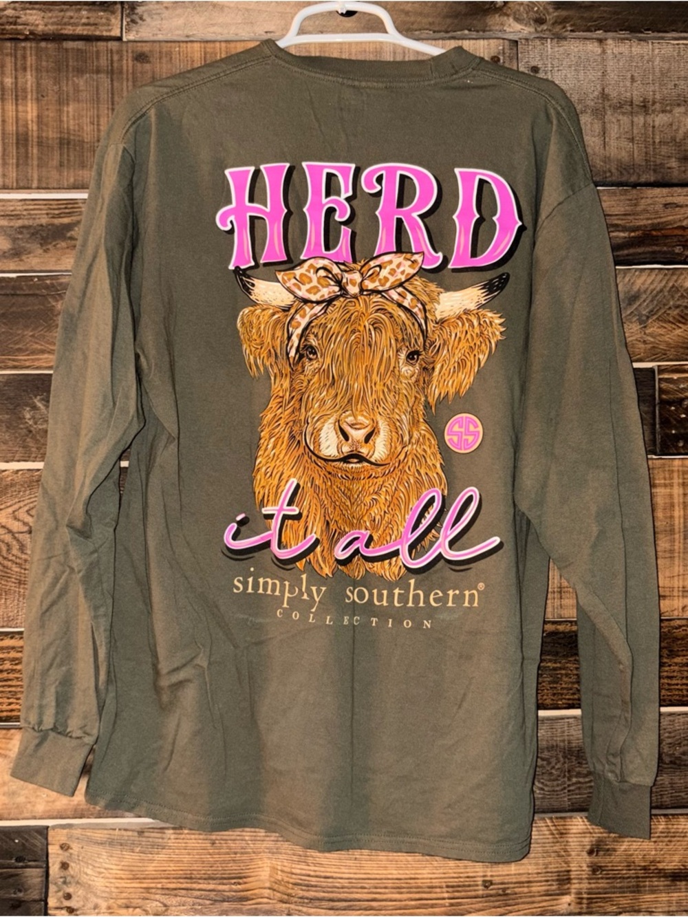 Simply Southern “Herd it all” Long Sleeve Tee